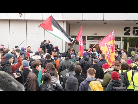 BLOCKADE AN FU BERLIN: Augenzeuge berichtet! Pro-Palästina-Studenten besetzen Berliner Universität