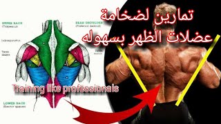 في البيت أقوي 15 تمارين لضخامة عضلات الظهر  أسرار عضلات الظهر Back muscles work out secrets