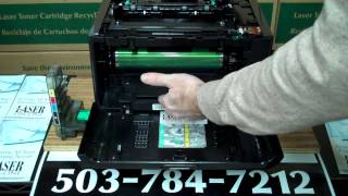 How to demostration of the installation a samsung clp 310 / 315 laser
printer repair.