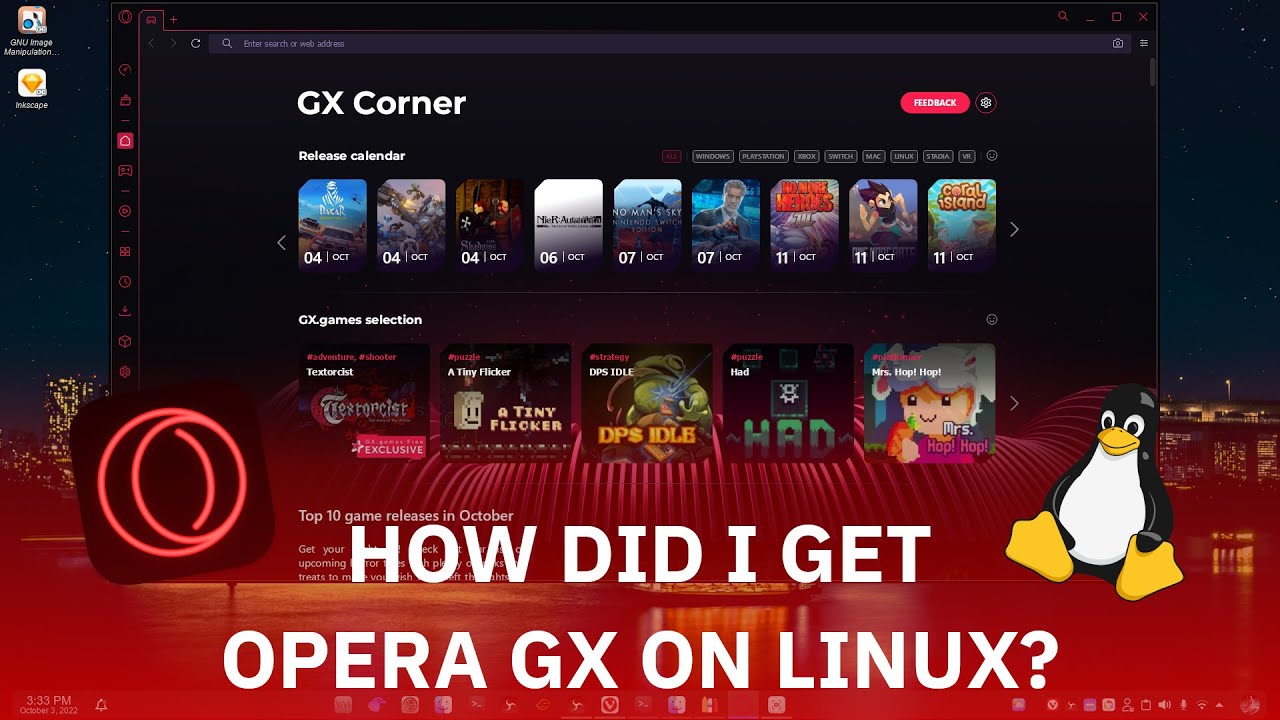 Gx linux. Opera gx для linux как установить.