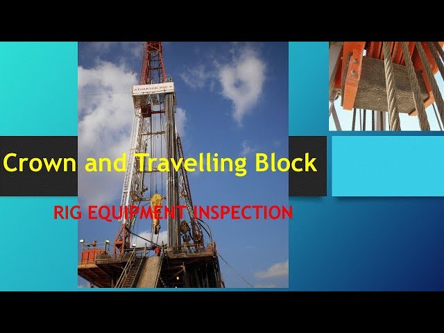 RIG INSPECTION   CROWN AND TRAVELLING BLOCK class=