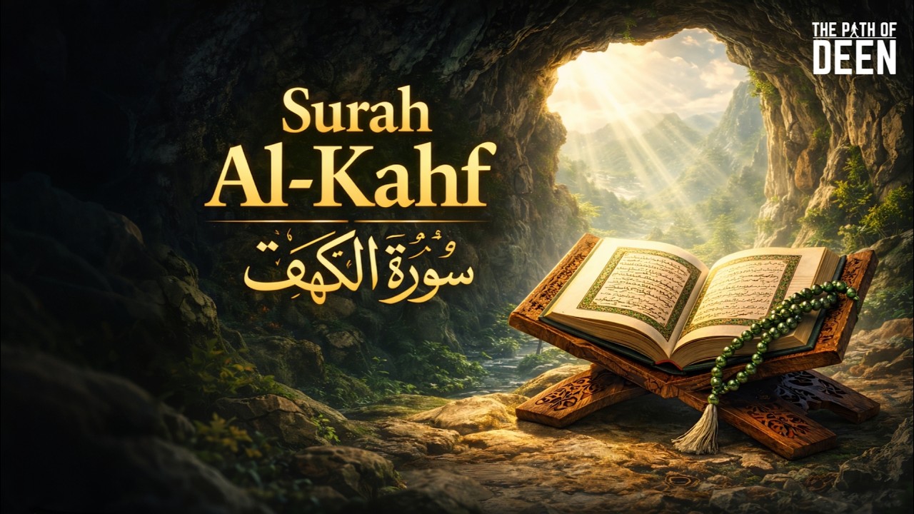 Calm and Beautiful Recitation of Surah Al-Kahf | Quran for Sleep/Study - Relaxing Quran
