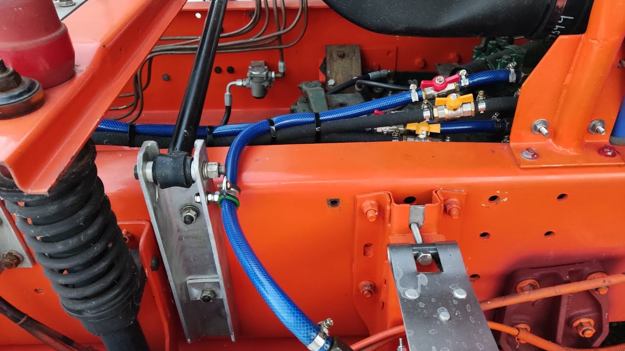 Поливной шланг на топливную систему Америки, интер 9800 - YouTube