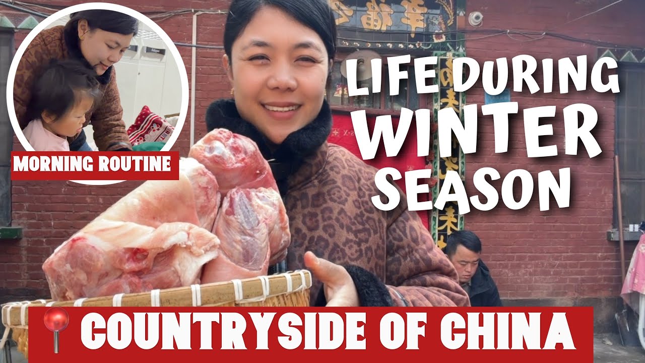 FILIPINA IN CHINA: Life During Winter Season in Countryside of CHINA 