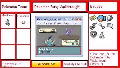 Pokemon Ruby Walkthrough part 9 - Slateport City!