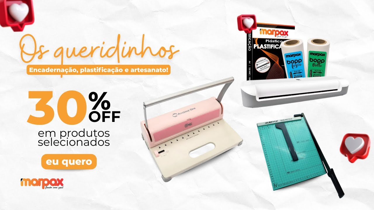 Capa do vídeo Aproveite para levar Os queridinhos da Marpax para casa! Até 30%OFF 🧡