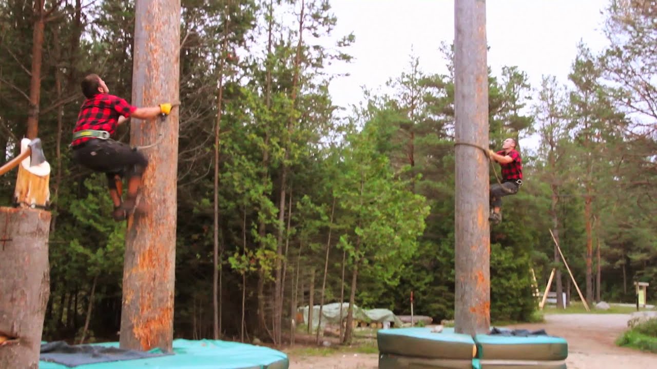 Jack Pine Lumberjack Show, Mackinaw City, MI YouTube