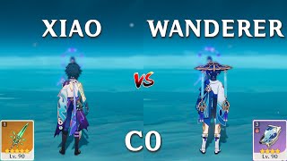 Wanderer vs Xiao!! who is the best Anemo DPS?? GAMEPLAY COMPARISON!
