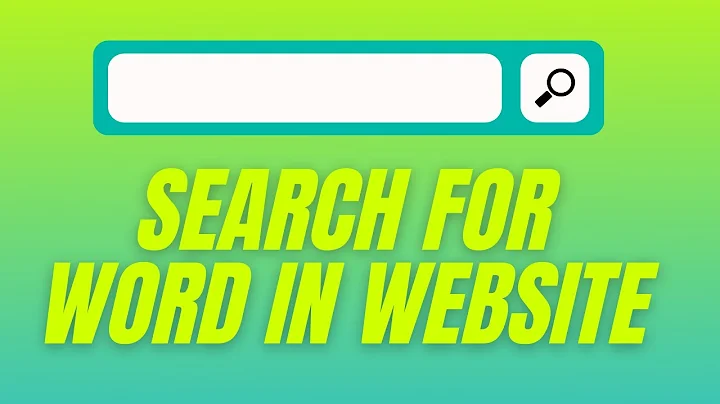 How to SEARCH for Specific TEXT in a WEBSITE | FIND WORDS in websites | Updated 2021 [tutorial]