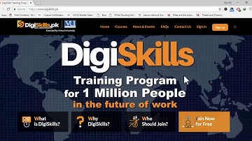 How To take Lecture From The DigiSkills Website In Urdu/Hindi Video