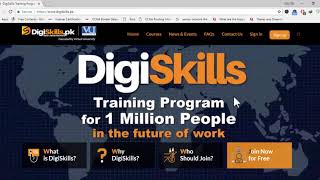 How To take Lecture From The DigiSkills Website In Urdu/Hindi Video screenshot 2