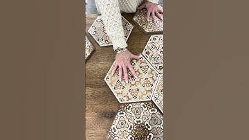 Terre Stamp Hexagon Tiles
