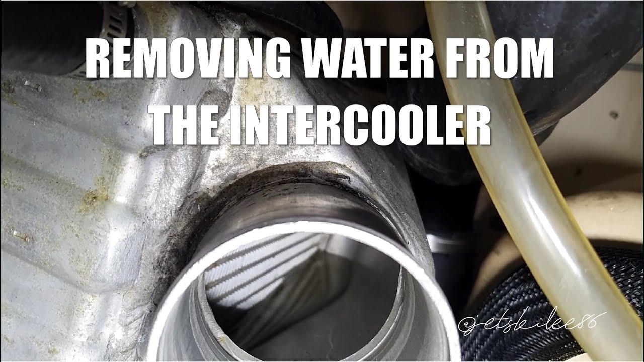 Water in intercooler SEADOO YouTube