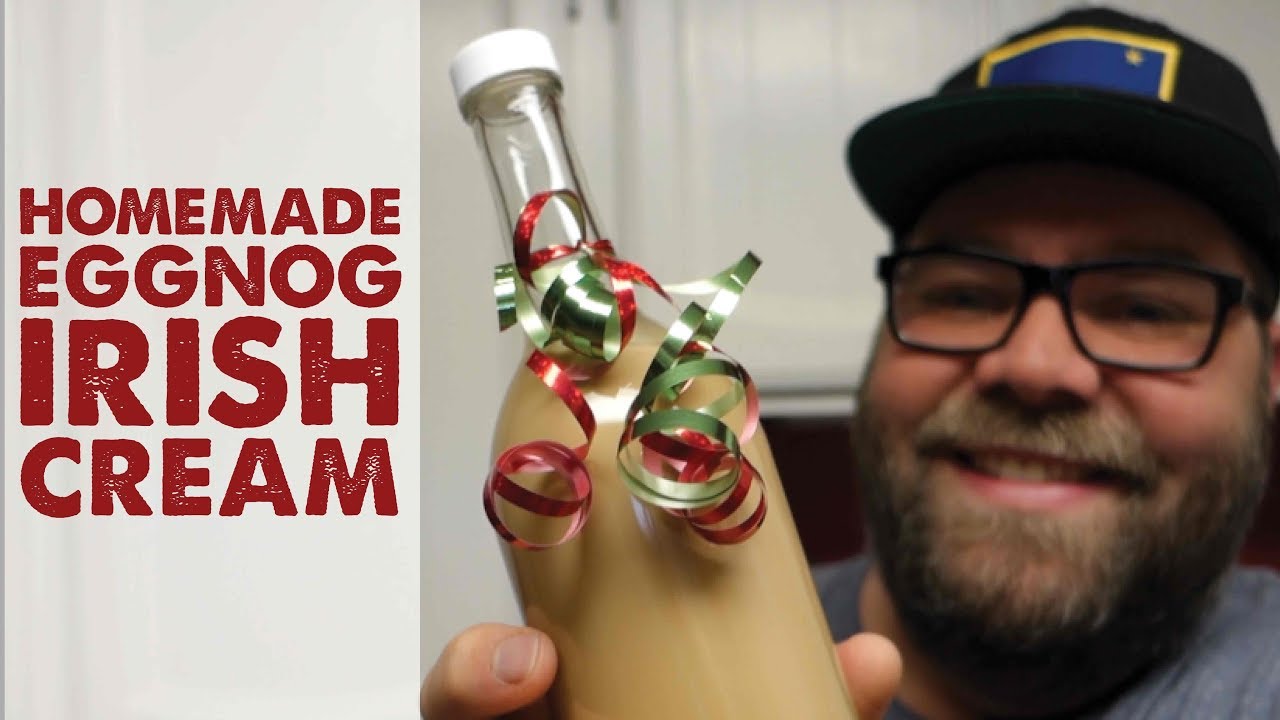 Homemade Eggnog Irish Cream! Easy & Fast Recipe! YouTube