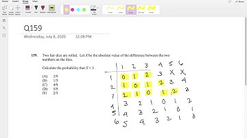 SOA Exam P Question 159 | Probability of a Dice