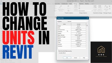 How to change Units in Revit | Autodesk Revit Tutorials