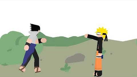 stick nodes first video naruto vs sasuke (really short video)