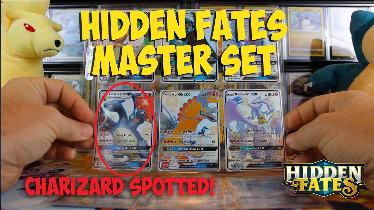Pokemon Tcg Sm Hidden Fates Master Set All 219 Cards Most Secret Rare Ever