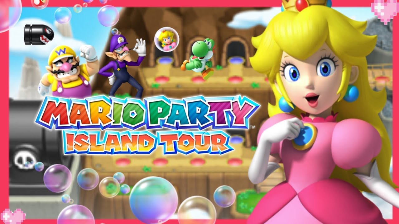 💗 Mario Party Island Tour (Banzai Bill’s Mad Mountain) Peach Gameplay 💗