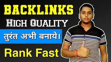 Create High Quality Dofollow Backlinks in 2020 ! Rank Fast on Google ! High DA PA ! Niraj Yadav