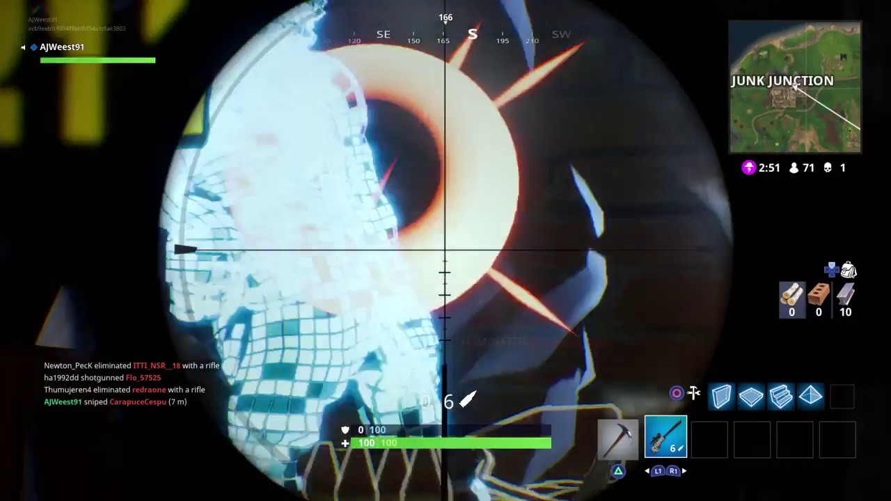 Was This Dude Blind!? (Fortnite Funny Moments) - YouTube