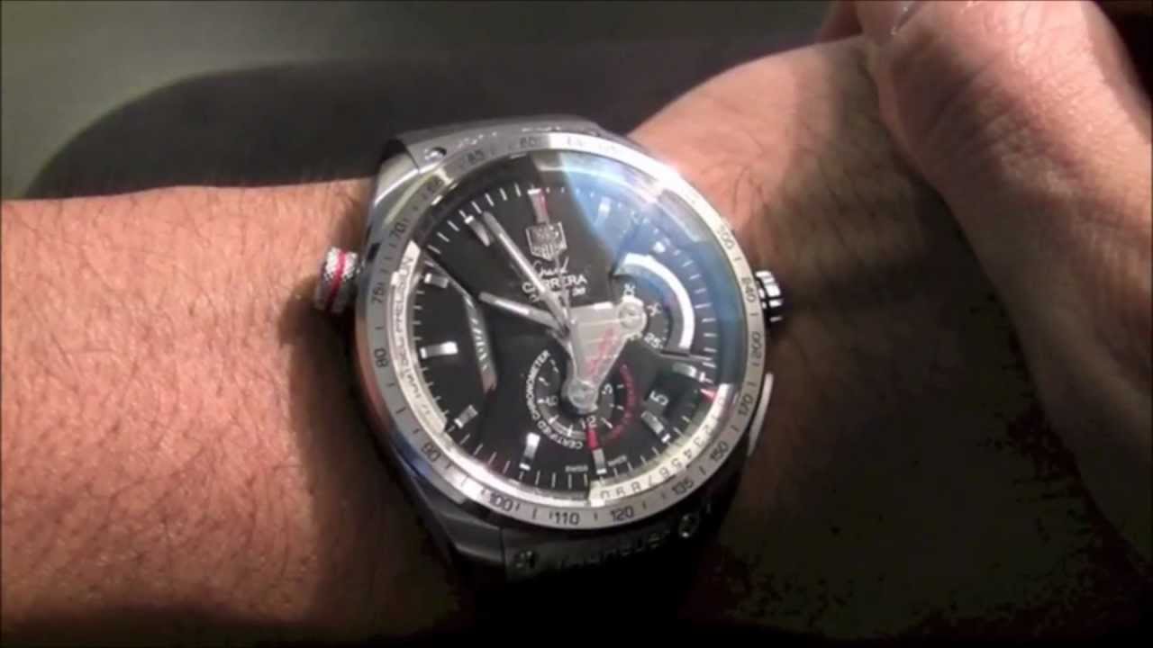 TAG Heuer Grand Carrera Caliber 36 RS Caliper Chronograph Watch Review -  YouTube