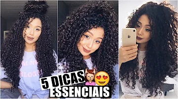 Como ter um cabelo cacheado é bonito?