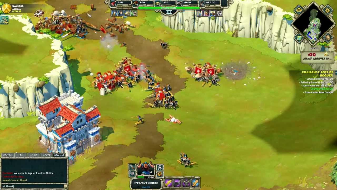 Lots of Rogues with Hypaspist (ELITE)