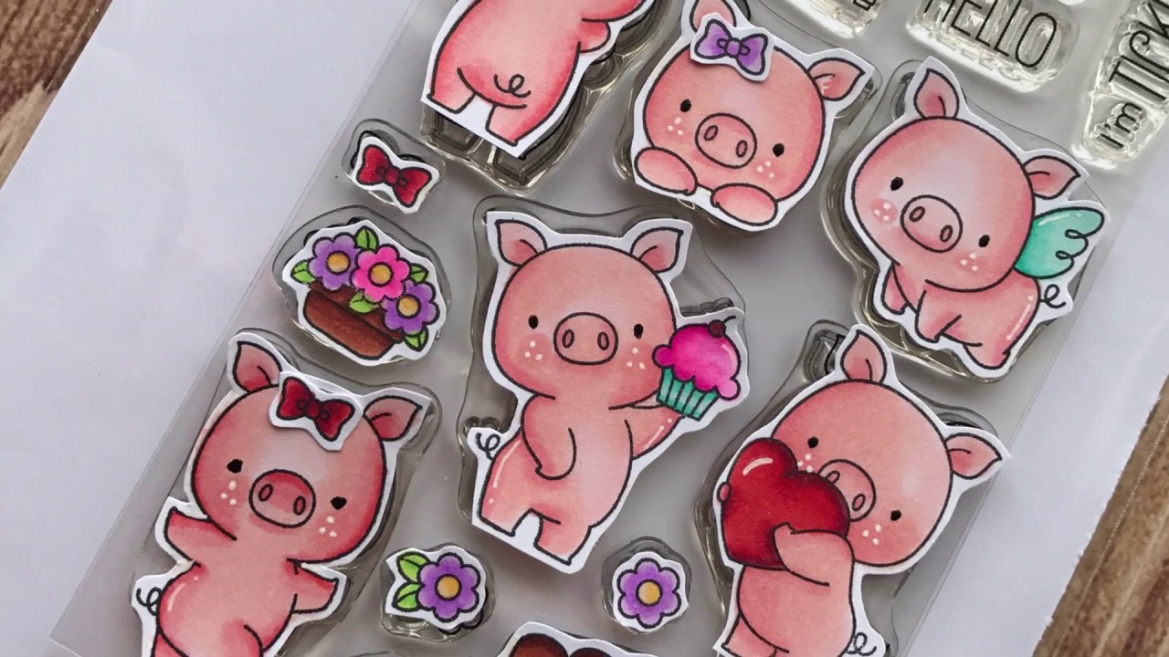 Let's Colour!!! Copic Colouring MFT Hog Heaven Not2Shabby