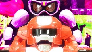 【コマ撮り】仮面ライダーエグゼイドLEVEL3 DXゲキトツロボッツガシャット&ロボットゲーマ