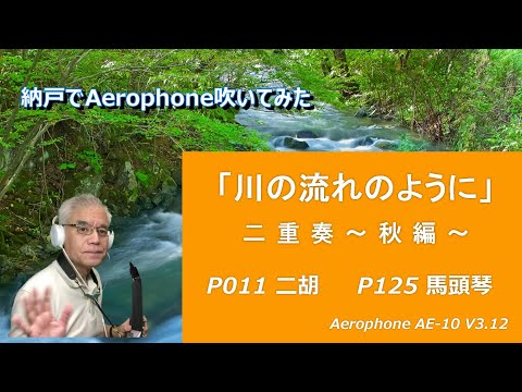 〔エアロフォンで吹いてみた〕川の流れのように（二重奏）～秋編～ Aerophone AE-10