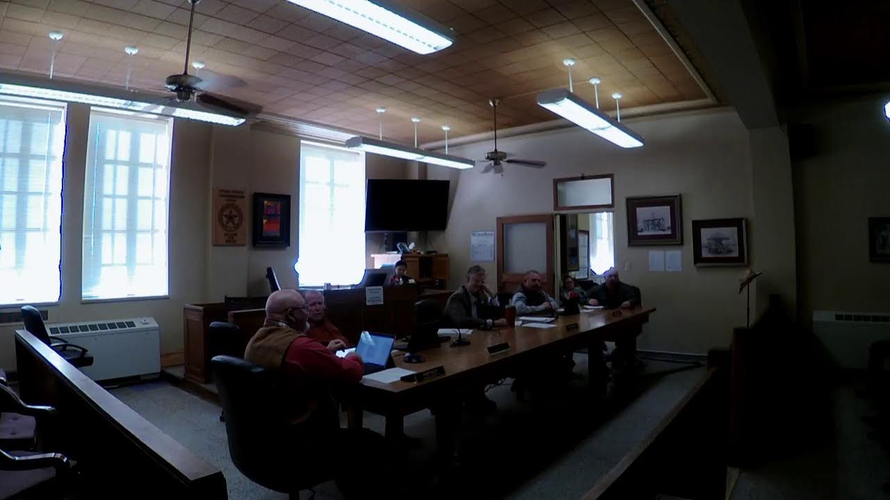 Young County Commissioners Court Live