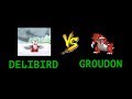 "Groudon Raid defeated just by Delibirds"