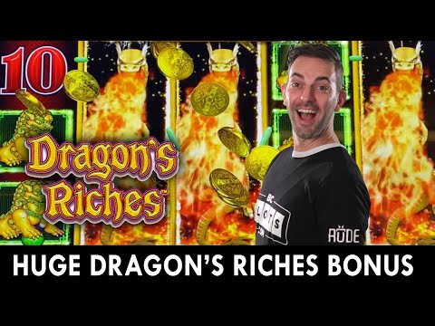 HUGE Dragon's Riches Bonus ⚡ $12 and $25 Spins on Lightning Link