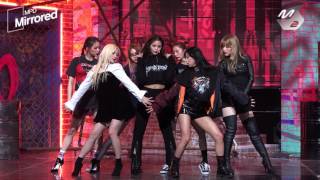 [Mirrored MPD직캠] CLC 도깨비 거울모드 직캠(안무영상) CLC Hobgoblin Choreography Fancam @엠카운트다운_170119