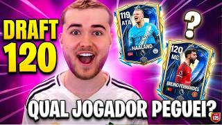 TESTEI o NOVO DRAFT 120 do FC MOBILE - QUAL JOGADOR VEIO ?