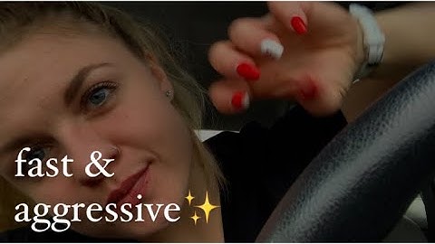 ✨Fast & Aggressive ASMR in the Car, No Talking •Camera Tapping, Scratching •Invisible Triggers Lofi