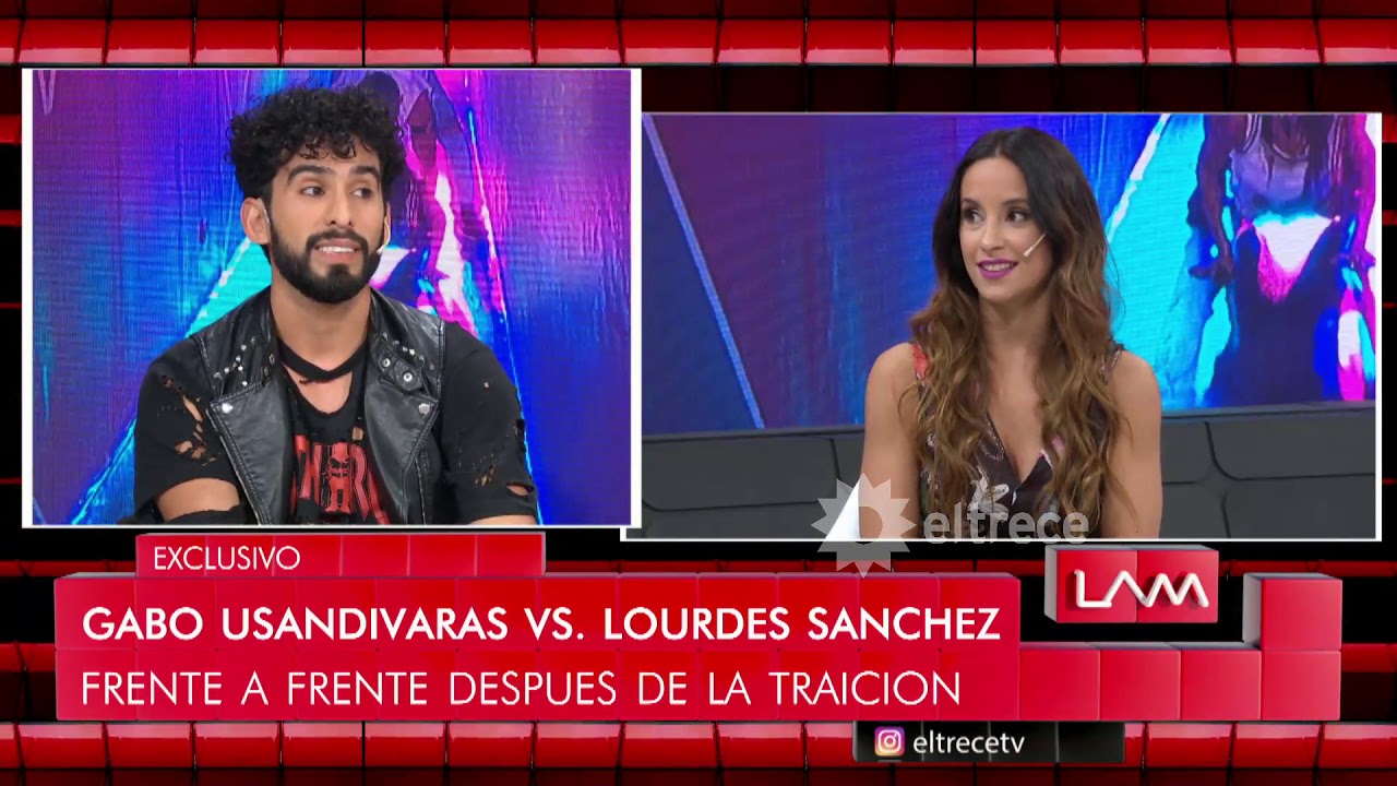 ¿Para tanto? Gabo Usandivaras y Lourdes Sánchez, una pelea impensada