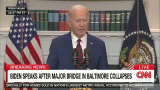 Biden Vows To Rebuild Francis Scott Key Bridge