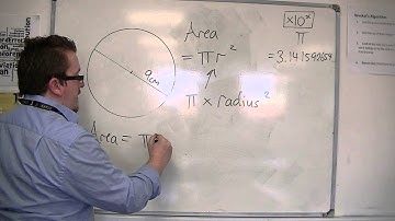 GCSE Maths from Scratch 21.03 Finding the Area of the Circle