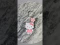 Diy Hello kitty keychain 🩷#trending #viralvideo #craft #keychain #artandcraft #shorts #ARHOMECRAFT