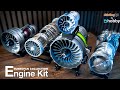 Turbofan and Turboshaft Engines Model Kit COLLECTION | Speed Build | Stirlingkit