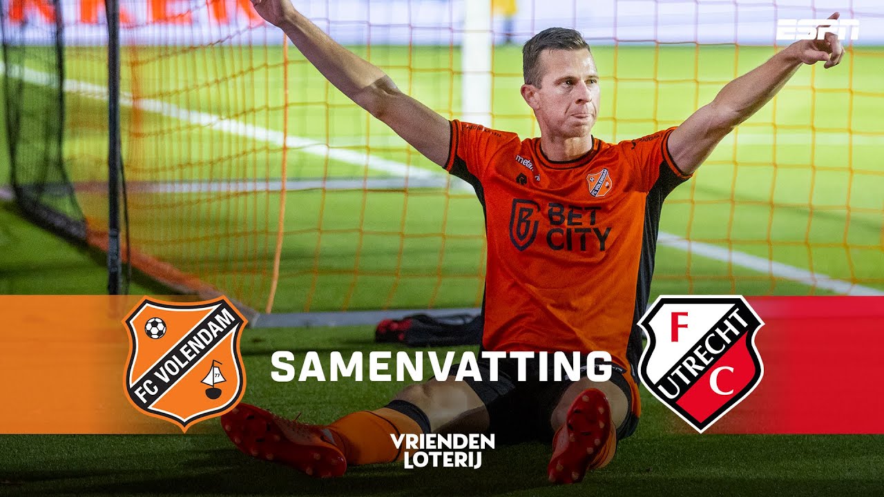 RODE KAART na VIER (!) minuten in KELDERKRAKER 😦🔴 | Samenvatting FC Volendam - FC Utrecht