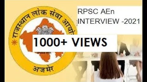 RPSC AEn Interview Guidance