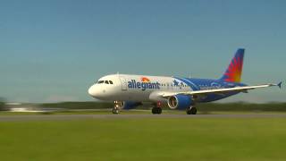 @Allegiant Unveils New Make-A-Wish Livery   Time-Lapse