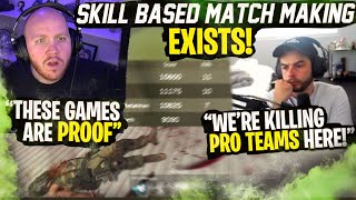 PROOF SBMM EXISTS! PRO TEAMS ARE ON US EVERY GAME FT. SCUMP, NADESHOT & RALLIED