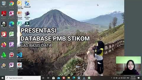 MEMBUAT DATABASE APLIKASI PENDAFTARAN MAHASISWA BARU (PMB) STIKOM PGRI BWI (UAS BASIS DATA)