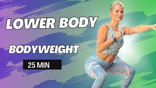 24 Minute Bodyweight Leg Slimming Cardio Workout | Thigh Challenge | Adriana Dragos  - Week Three