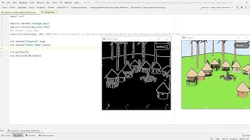 image processing tutorial 5, Canny edge detection in image using opencv python||edge detection