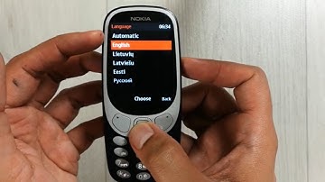 Nokia 3310 Language Settings - How to Change Language in Nokia